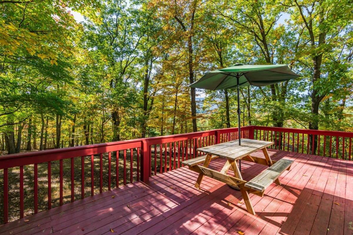 Hot Tub, Large Deck, Wifi, Fire Pit At Chalet Cabin Morton Grove 外观 照片
