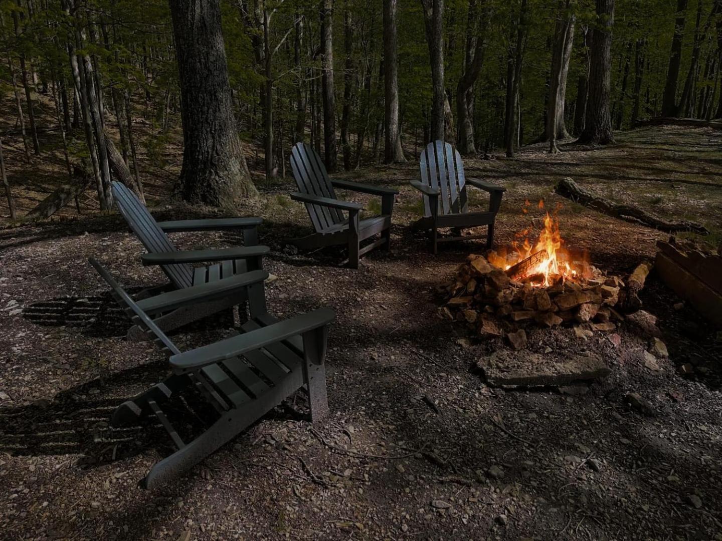 Hot Tub, Large Deck, Wifi, Fire Pit At Chalet Cabin Morton Grove 外观 照片